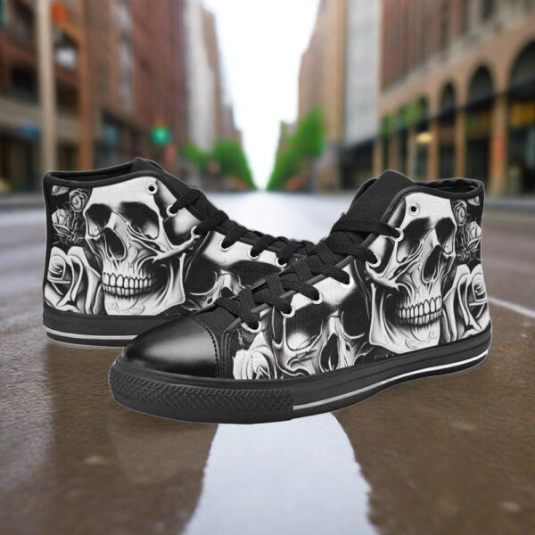 Grey Skulls & Roses Men - Image 3