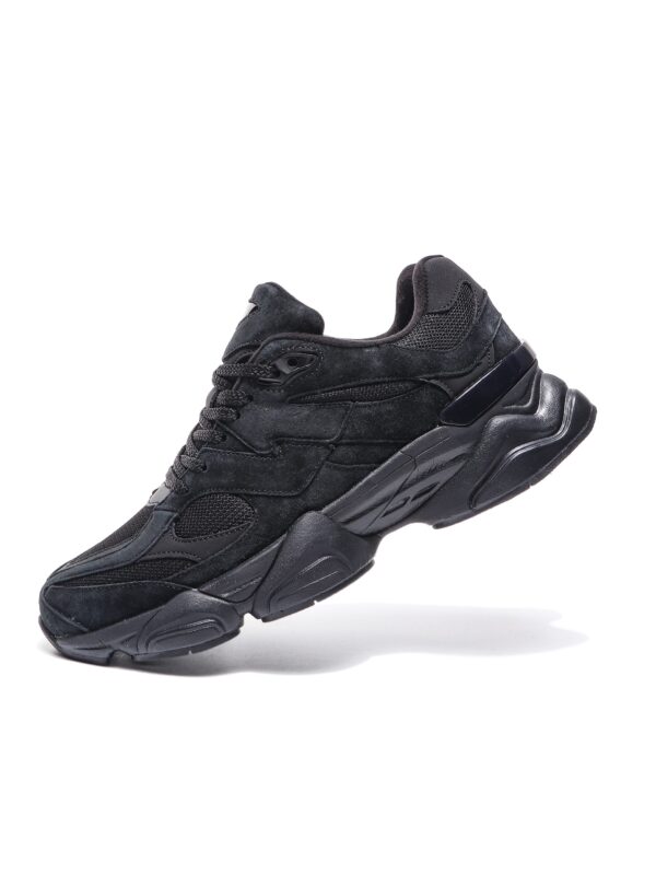 Black Lace Up Sneakers - Image 2