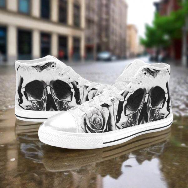 Grey Skull & Rose Women - Image 4