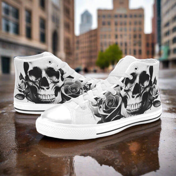 Grey Skull & Roses Men - Image 3