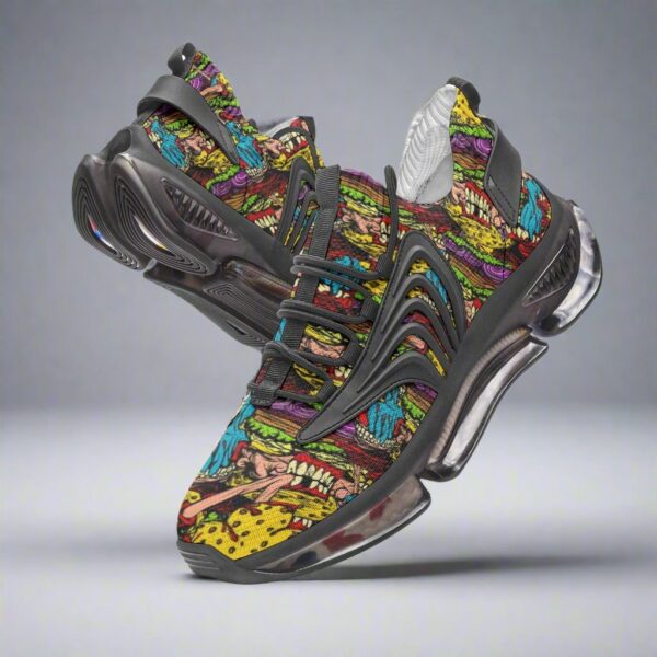 Deepneep Shoes® Freestyle Art Unisex Low Top Mesh Sneakers