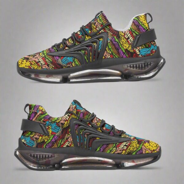 Deepneep Shoes® Freestyle Art Unisex Low Top Mesh Sneakers - Image 7