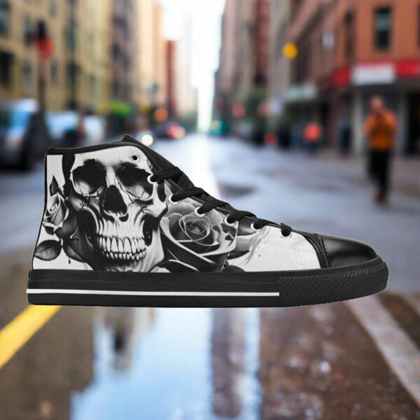 Grey Skull & Roses Women - Image 3