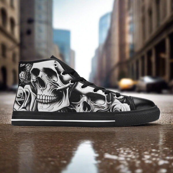 Grey Skulls & Roses Men - Image 4