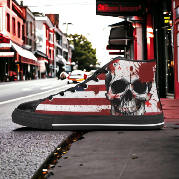 Patriotic Flag Skull Women - Image 3