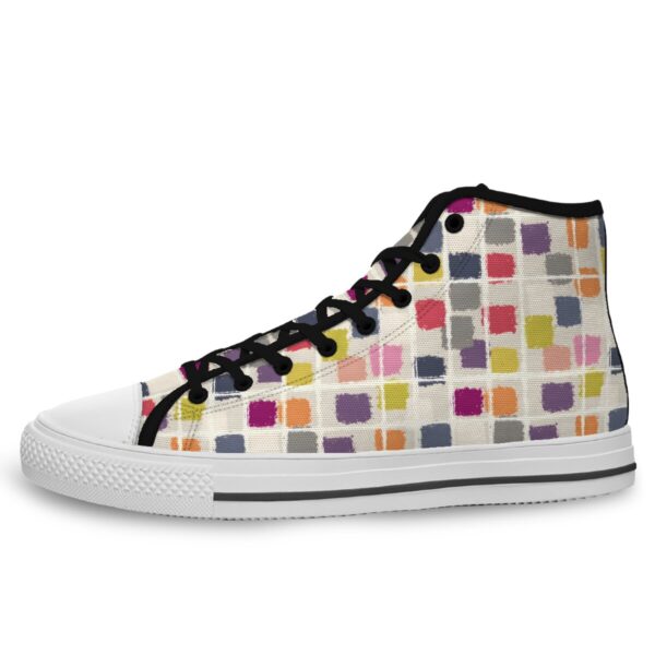7218 Soft - Colored Squares Lace Up Sneakers