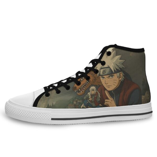 7218 Naruto Lace Up Sneakers