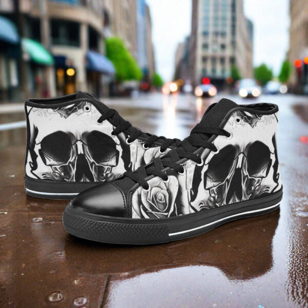 Grey Skull & Rose Women - Image 4