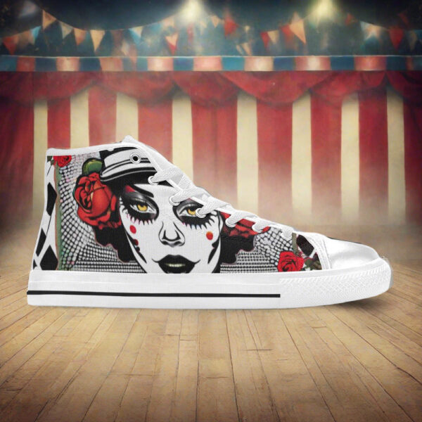 Clown Woman Roses Women - Image 3