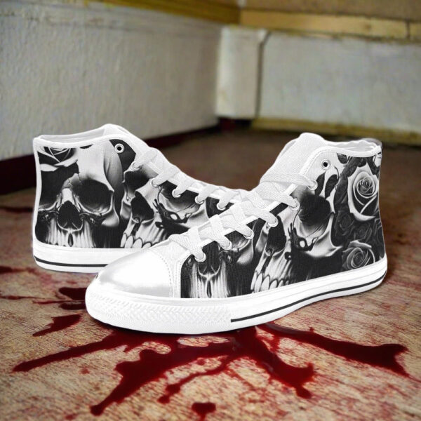 Grey Skull & Roses Men - Image 4
