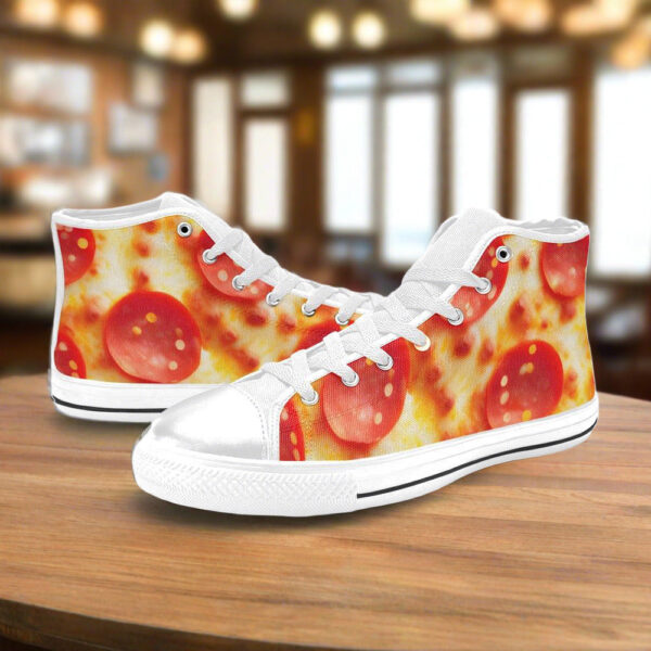 Pepperoni Pizza Cheese Closeup Men - Image 4