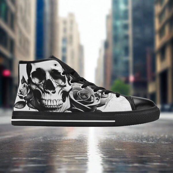 Grey Skull & Roses Men - Image 3