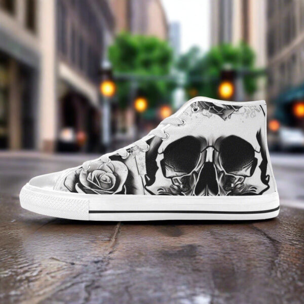 Grey Skull & Rose Women - Image 2