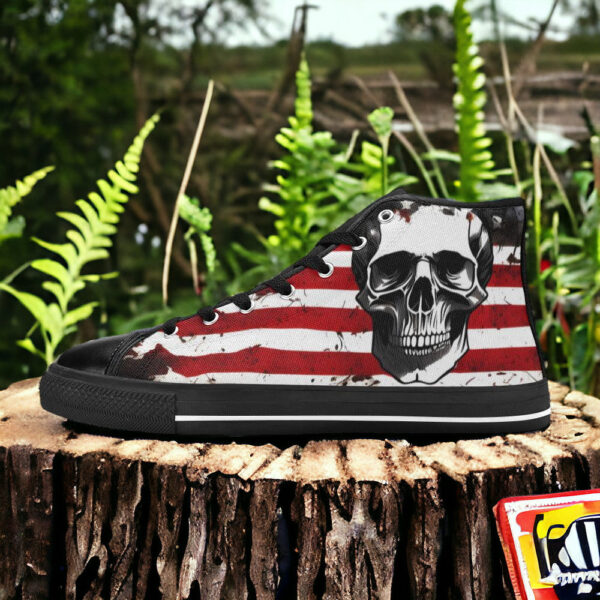 Patriotic Skull Art Women - Image 3