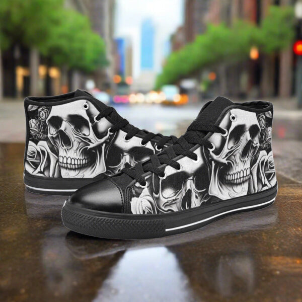 Grey Skulls & Roses Women - Image 4