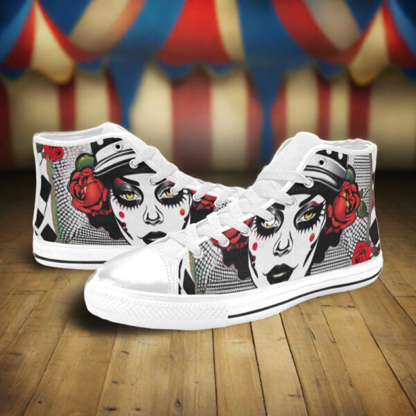 Clown Woman Roses Women - Image 4