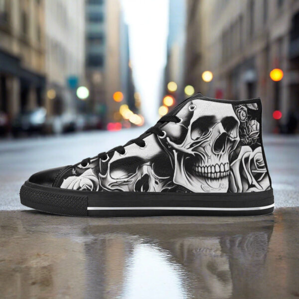 Grey Skulls & Roses Men - Image 2