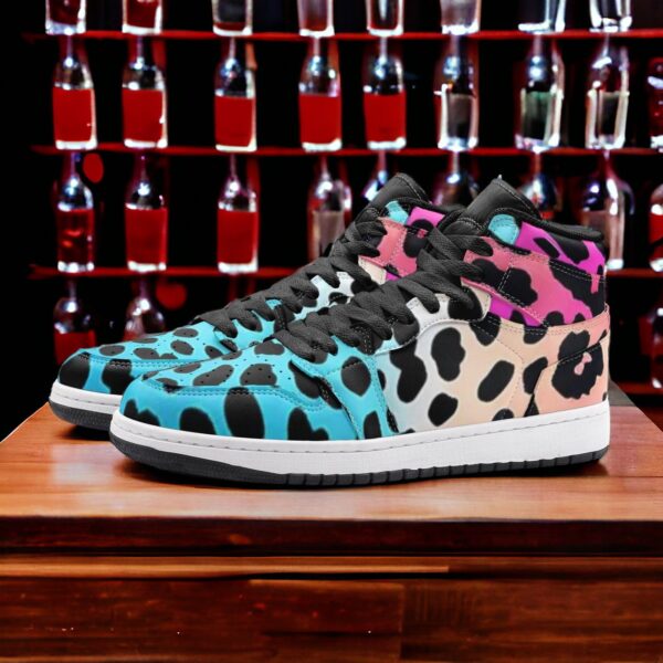 Gradient Leopard Print