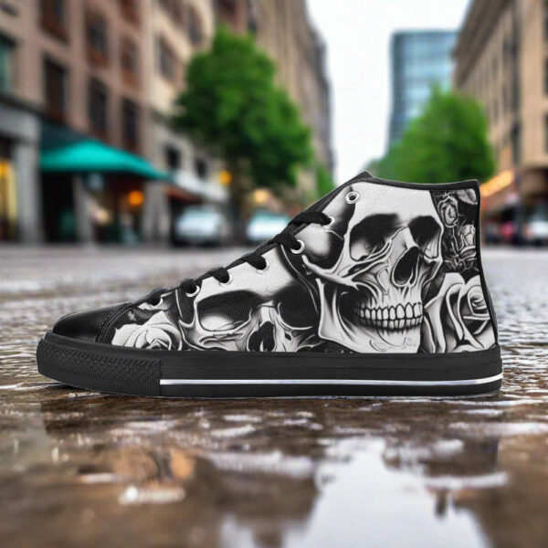 Grey Skulls & Roses Women - Image 2