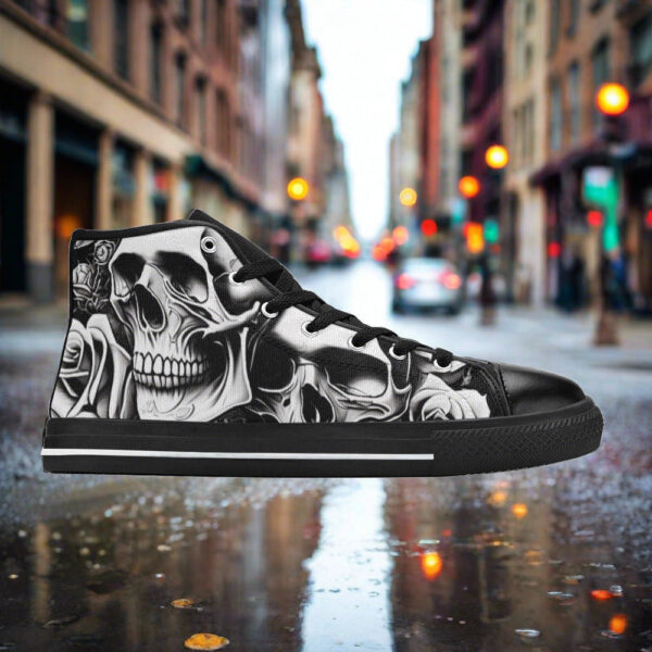 Grey Skulls & Roses Women - Image 3