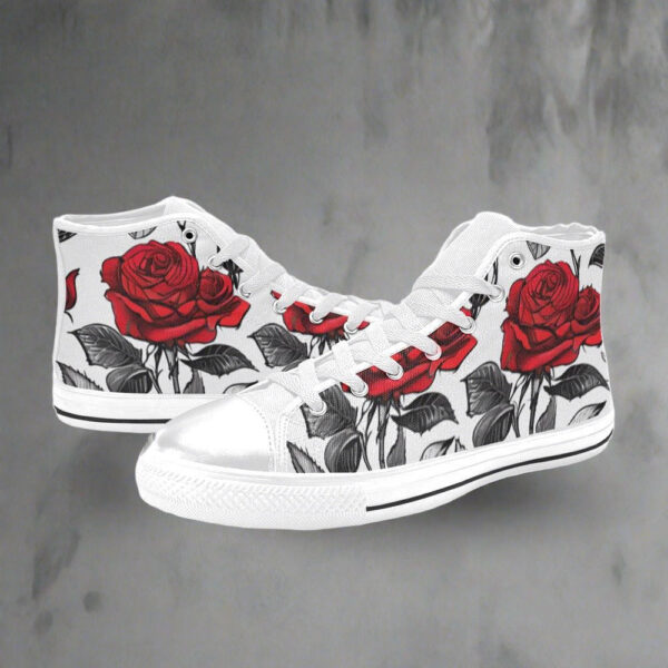 Red Roses Pen & Ink Style Women - Image 4