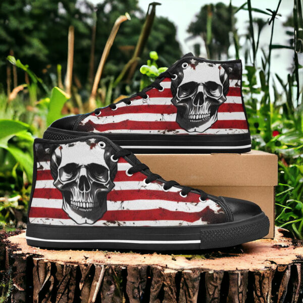 Patriotic Skull Art Men - Image 4