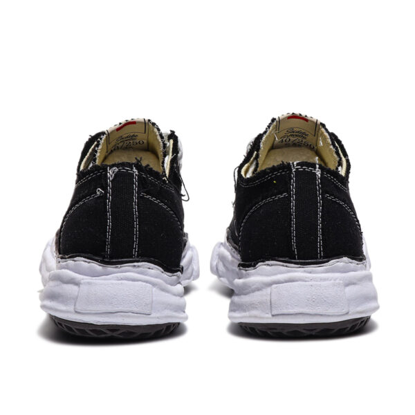 Black Canvas Lace Up Sneakers - Image 7