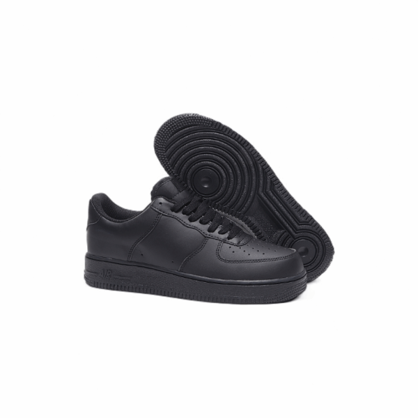 Black Lace Up Sneakers - Image 4