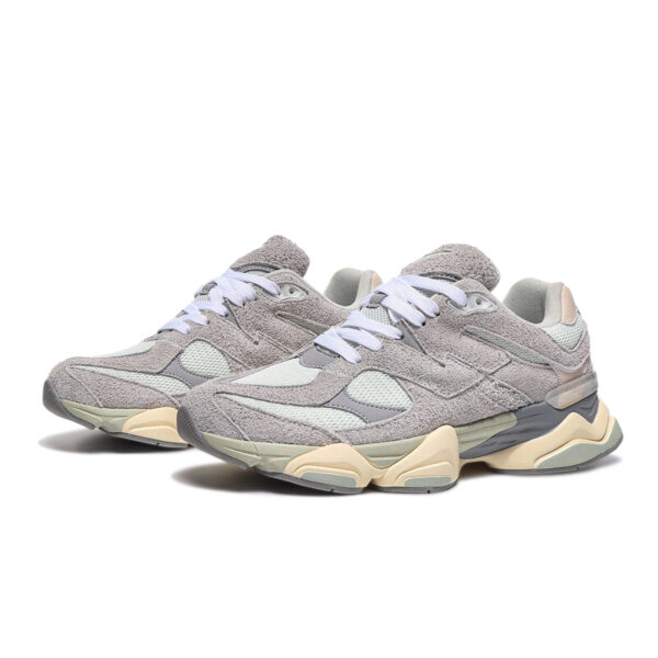 Smoky Gray Lace Up Sneakers - Image 3