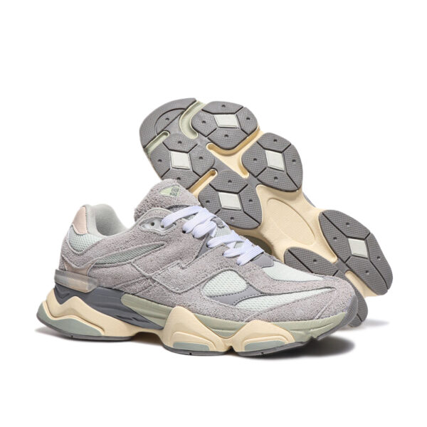 Smoky Gray Lace Up Sneakers - Image 5