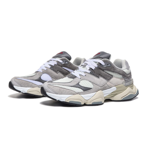 Light Gray Lace Up Sneakers - Image 3