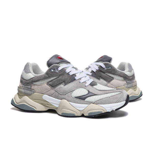 Light Gray Lace Up Sneakers - Image 4