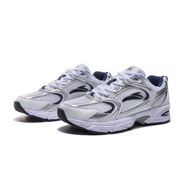 Silver Lace Up Sneakers - Image 3