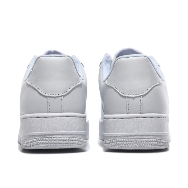White Lace Up Sneakers - Image 7