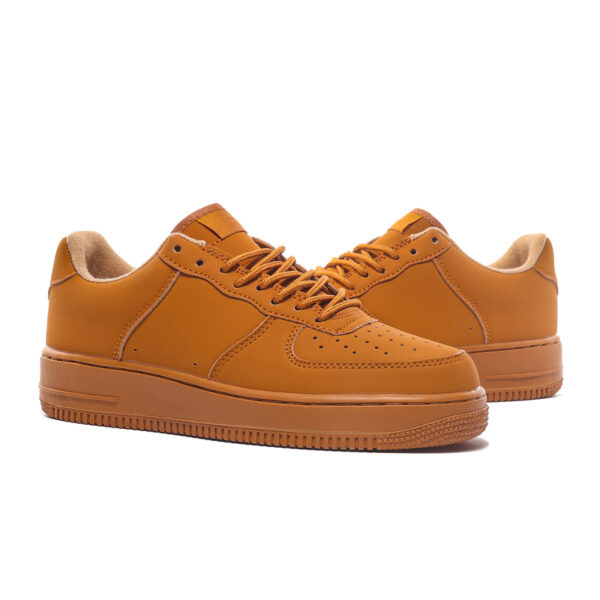 Wheat Lace Up Sneakers - Image 4