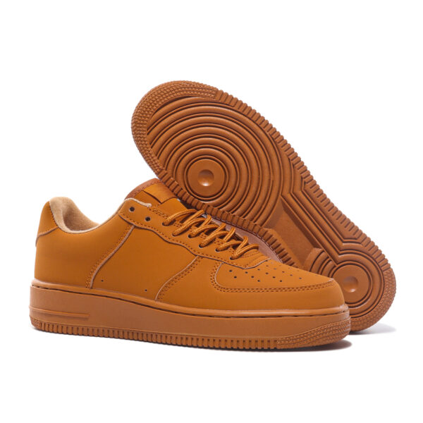 Wheat Lace Up Sneakers - Image 5