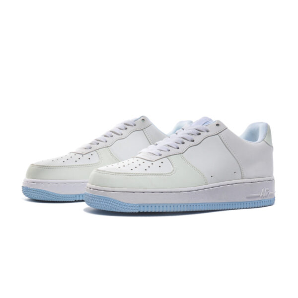 Blue White porcelain Lace Up Sneakers - Image 3