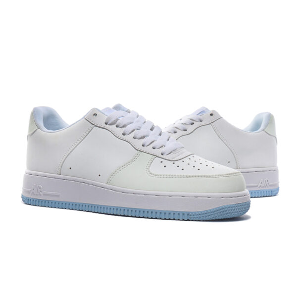 Blue White porcelain Lace Up Sneakers - Image 4