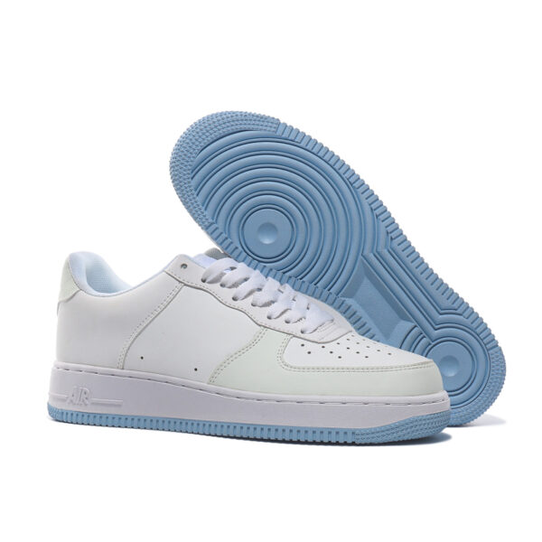 Blue White porcelain Lace Up Sneakers - Image 5