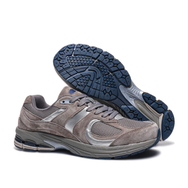 Ancestral Gray Lace Up Sneakers - Image 5