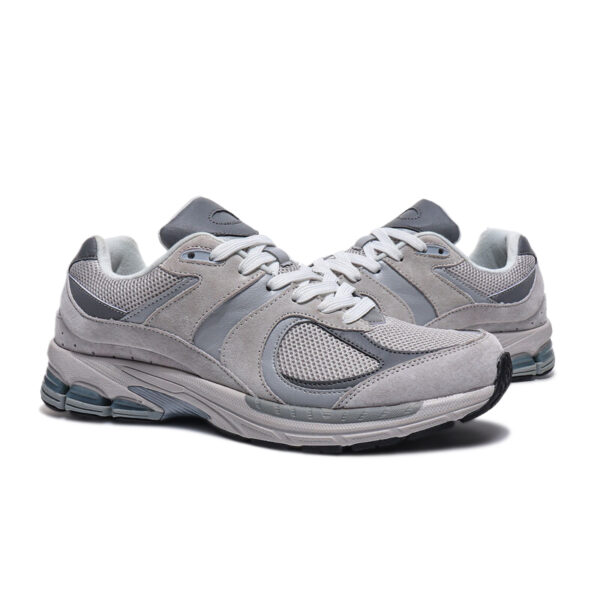 Cloud Mist Gray Lace Up Sneakers - Image 4