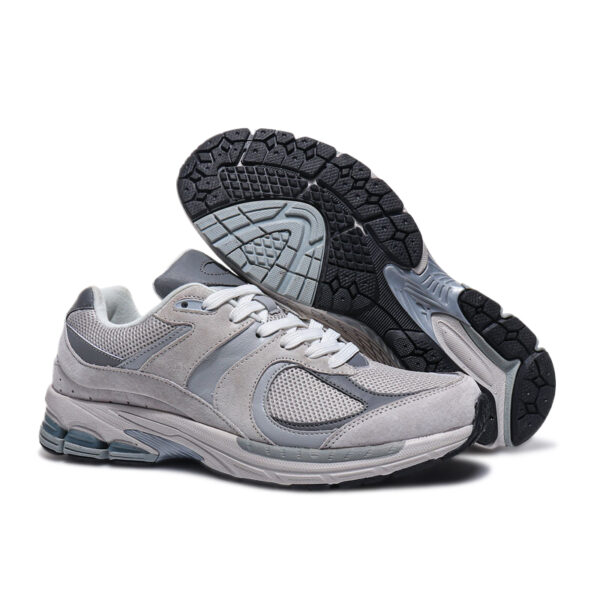 Cloud Mist Gray Lace Up Sneakers - Image 5