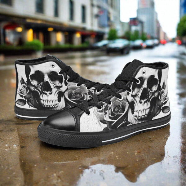 Grey Skull & Roses Men - Image 4