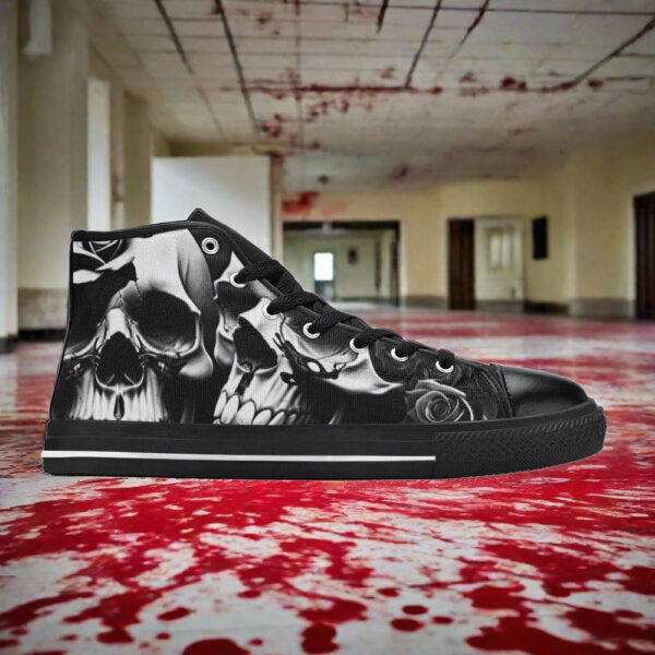 Grey Skulls & Roses Women - Image 3