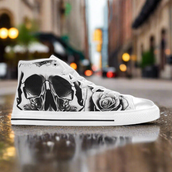 Grey Skull & Rose Women - Image 3