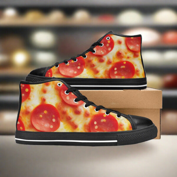 Pepperoni Pizza Cheese Closeup Women - Image 3