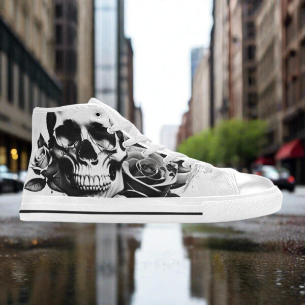 Grey Skull & Roses Men - Image 2