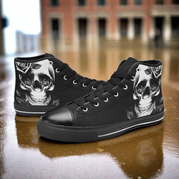Grey Skull & Roses Women - Image 4