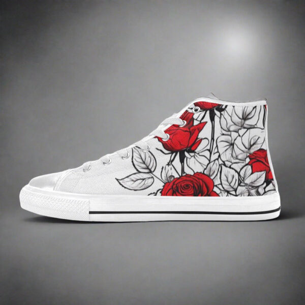 Red Roses Pen & Ink Style Women