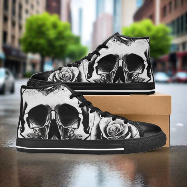 Grey Skull & Rose Women - Image 3